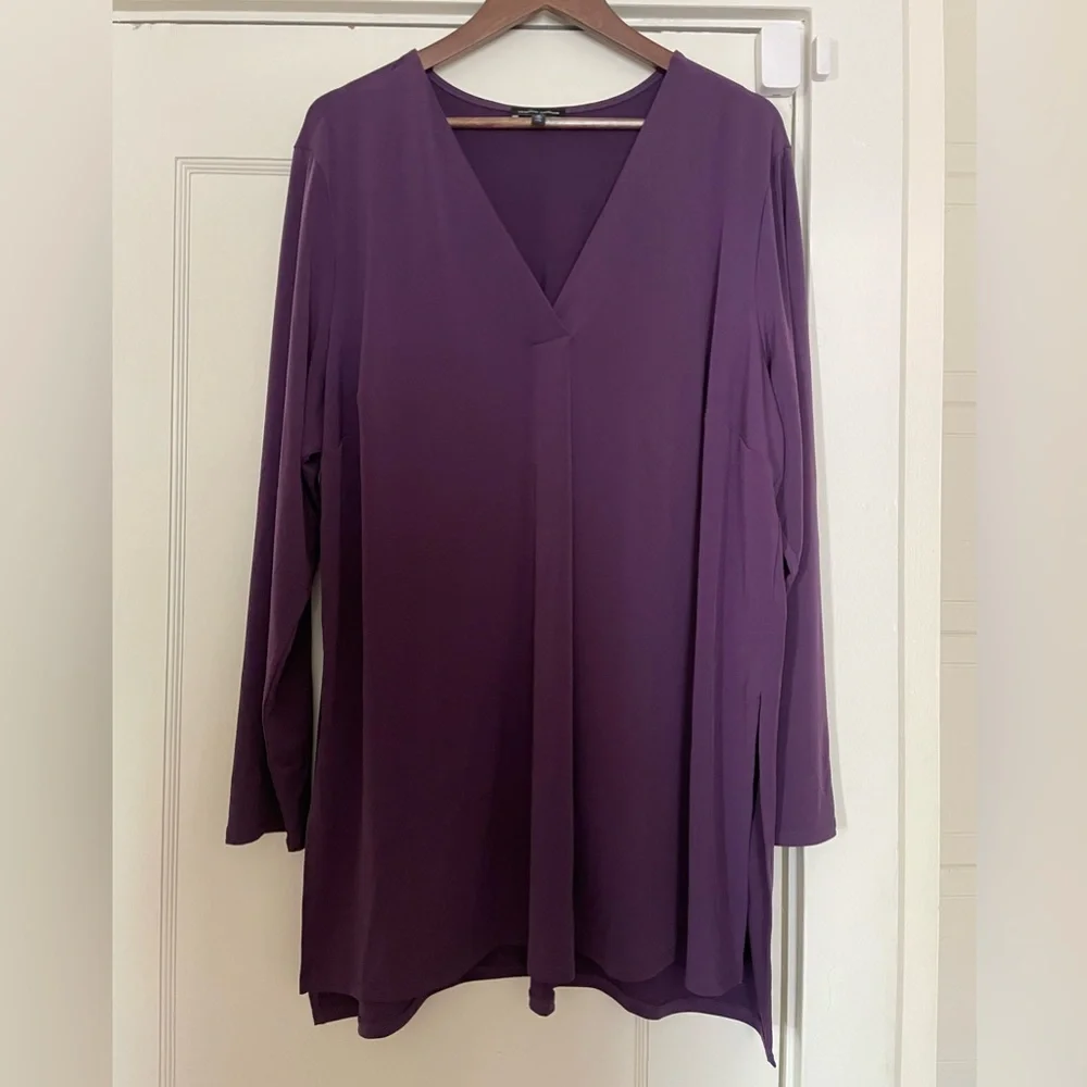 Universal Standard Velvety-Cool Jersey Column Tunic M/18-20 - Picture 5 of 6